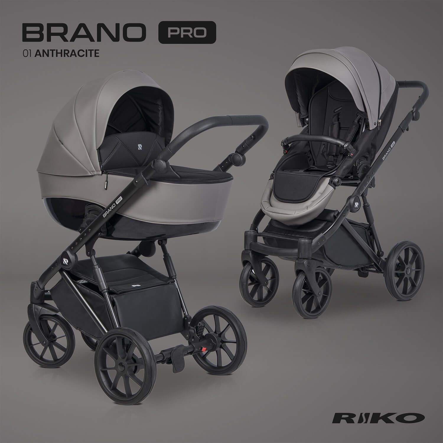 Kinderwagen RIKO BRANO PRO 2in1 oder 3in1