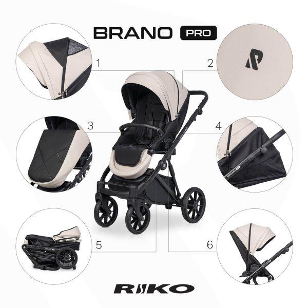 Kinderwagen RIKO BRANO PRO 2in1 oder 3in1
