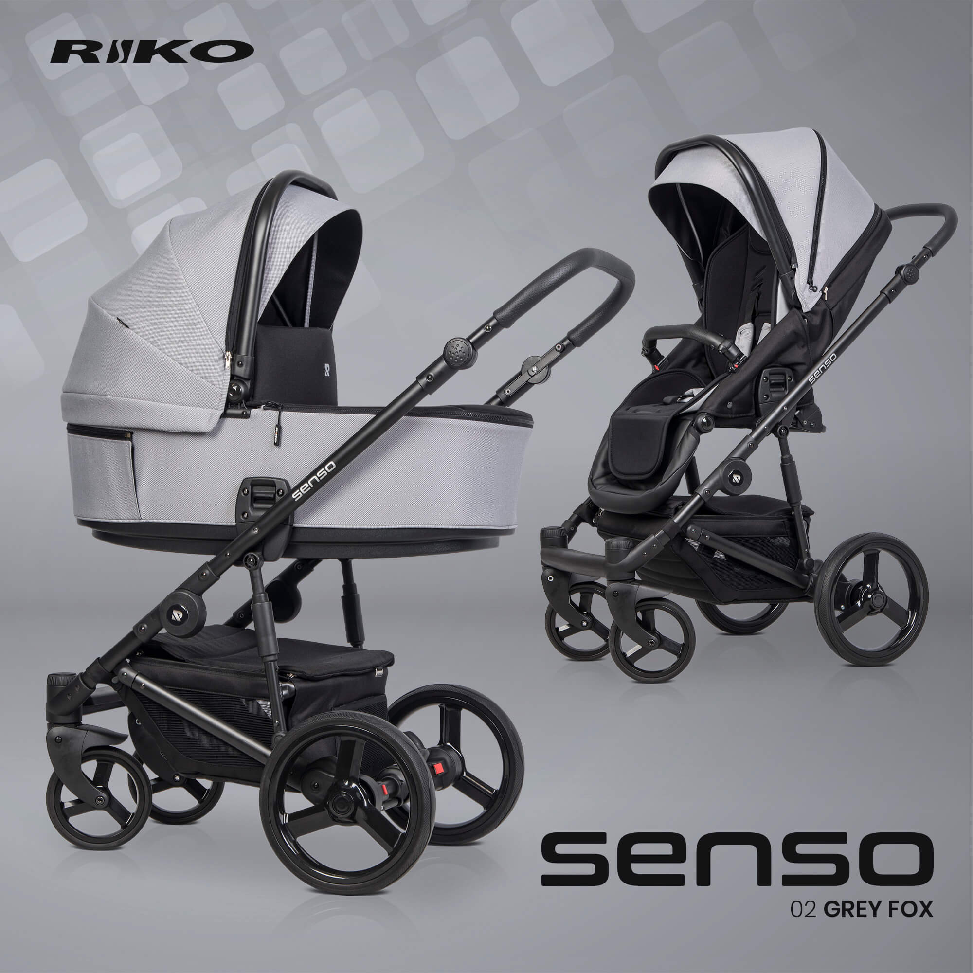 Kinderwagen RIKO SENSO 2in1 oder 3in1