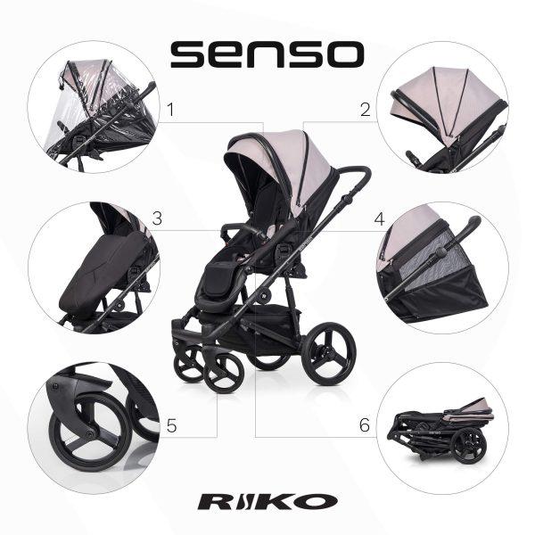 Kinderwagen RIKO SENSO 2in1 oder 3in1