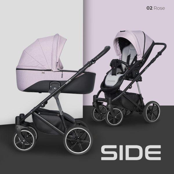 Kinderwagen RIKO SIDE 2in1 oder 3in1