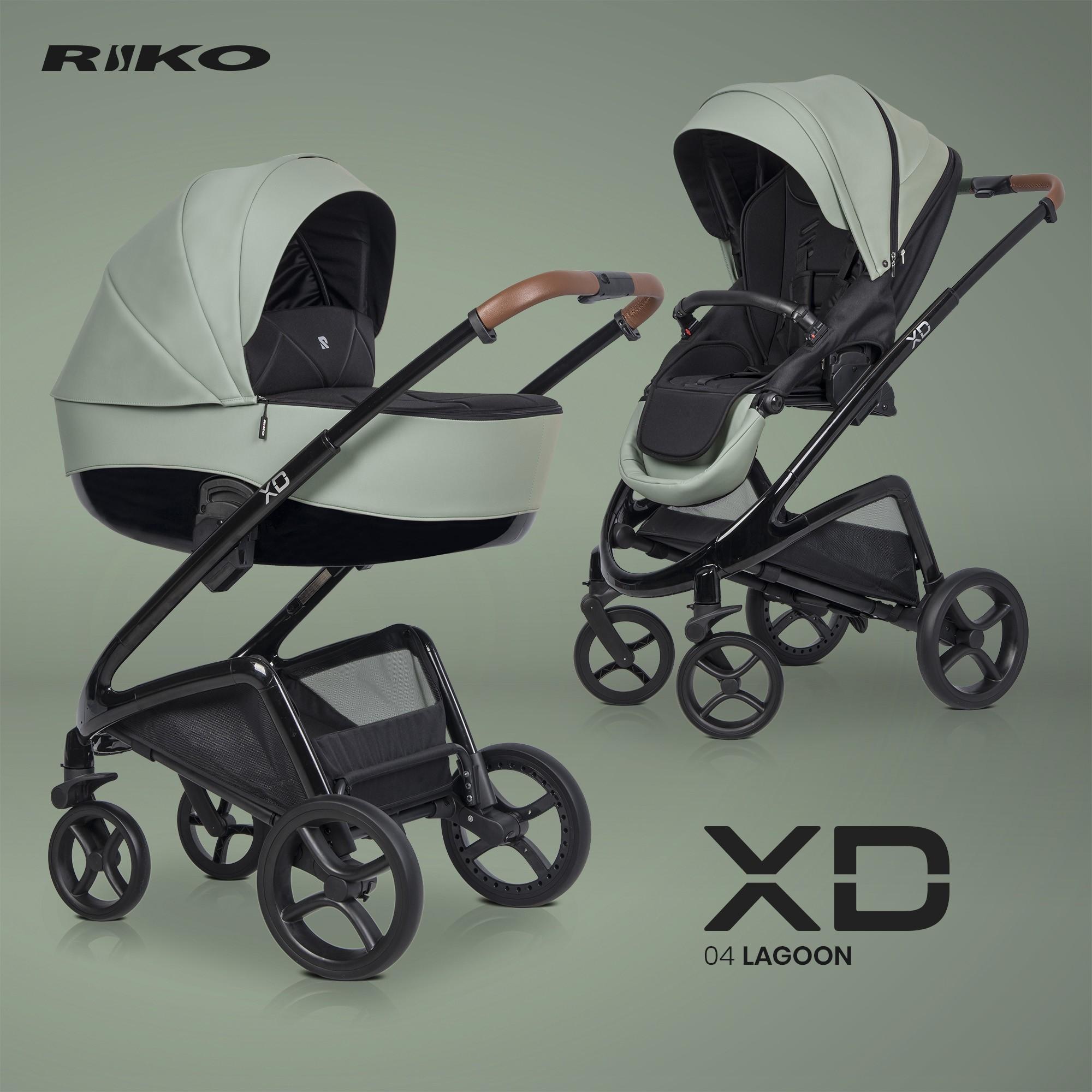 Kinderwagen RIKO XD Black Line 2in1 oder 3in1