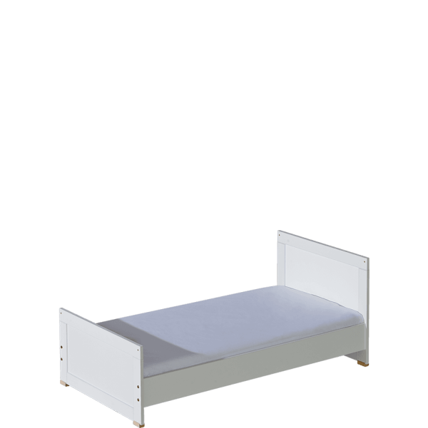 basic łóżko białe Babybett 140×70 Basic