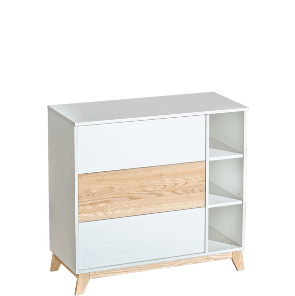Kommode mit Wickeltisch NORDIK