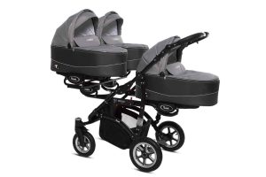 Drillingskinderwagen BabyActive Trippy Kinderwagen für Drillinge 3 in 1