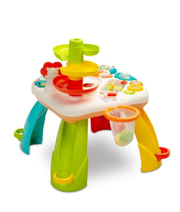 PÄDAGOGISCHES SPIELZEUG – TISCH MIT SPIRALE