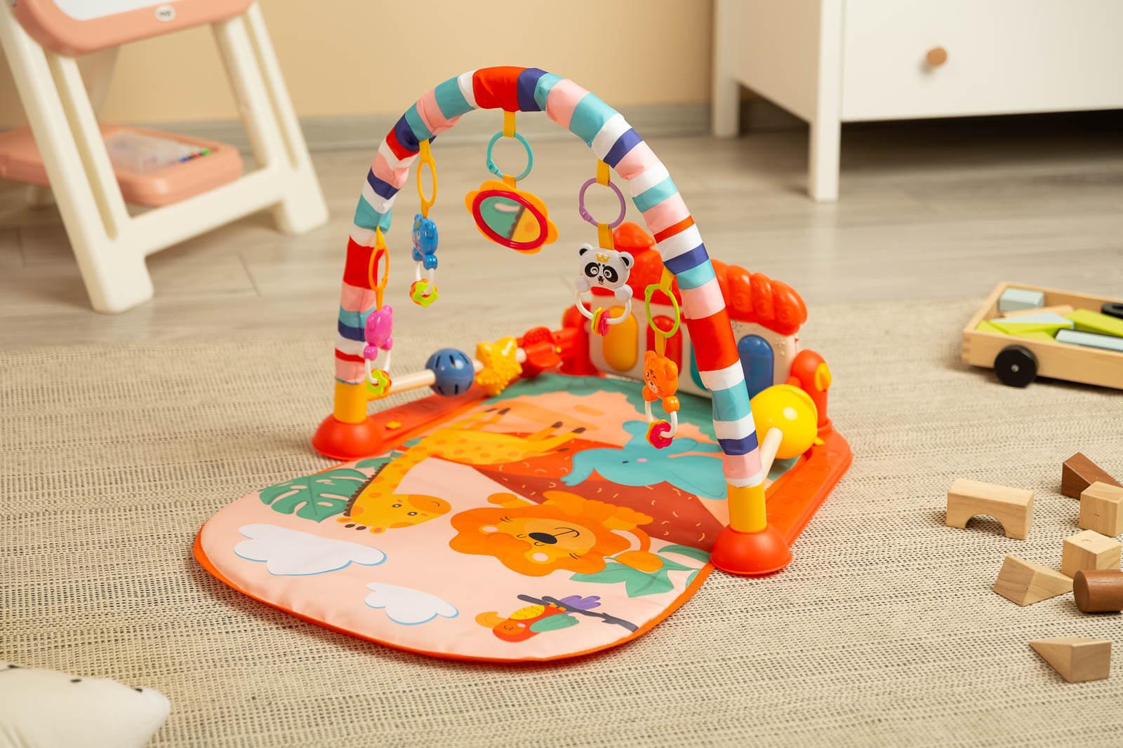 PÄDAGOGISCHES SPIELZEUG – ZOO MAT ORANGE