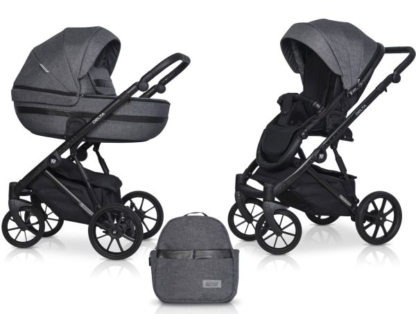 wozek-dzieciecy-riko-basic-delta-05-carbon Kinderwagen RIKO Basic DELTA