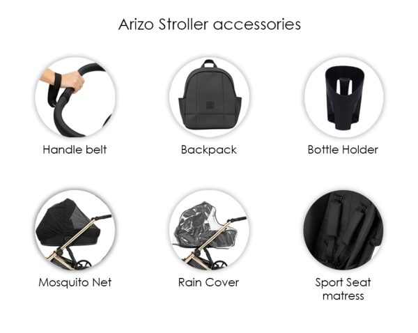 Kinderwagen Arizo/Arizo Premium Graphite 2in1/3in1/4in1 Kunert