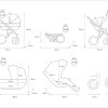 Kinderwagen Arizo/Arizo Premium Graphite 2in1/3in1/4in1 Kunert