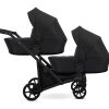 Zwillingskinderwagen Brav Duo Black 2in1/3in1/4in1 Kunert