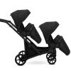 Zwillingskinderwagen Brav Duo Black 2in1/3in1/4in1 Kunert