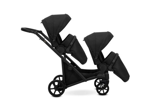 Zwillingskinderwagen Brav Duo Black 2in1/3in1/4in1 Kunert
