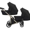 Zwillingskinderwagen Brav Duo Black 2in1/3in1/4in1 Kunert