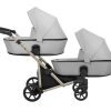 Zwillingskinderwagen Brav Duo Grey 2in1/3in1/4in1 Kunert