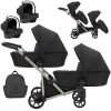 BD-11 Black Eco Zwillingskinderwagen Brav Duo Black Eco 2in1/3in1/4in1 Kunert