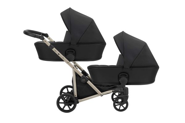 BD-11 Black Eco Zwillingskinderwagen Brav Duo Black Eco 2in1/3in1/4in1 Kunert