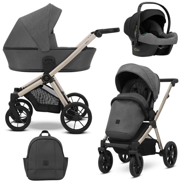 Kinderwagen Brav Graphite 2in1/3in1/4in1 Kunert