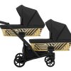 Zwillingskinderwagen Ivento Duo Glam Eco Black Pearl 2in1/3in1/4in1 Kunert