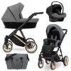 IVE-09 Deep Graphite - Cosmo Kinderwagen Ivento/Ivento Premium Deep Graphite 2in1/3in1/4in1 Kunert