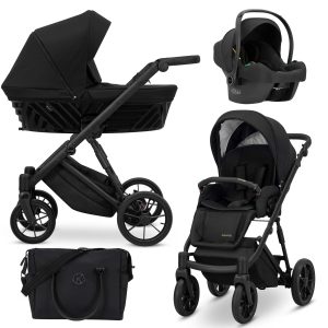Kinderwagen Ivento/Ivento Premium Deep Black 2in1/3in1/4in1 Kunert