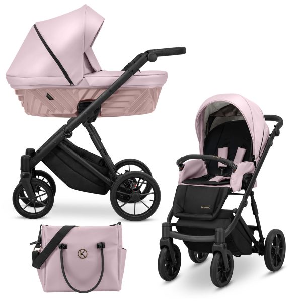 Kinderwagen Ivento/Ivento Premium Eco Pink Metalic 2in1/3in1/4in1 Kunert