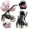 Kinderwagen Ivento/Ivento Premium Eco Pink Metalic 2in1/3in1/4in1 Kunert
