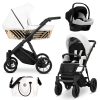IVE-16 Eco White Pearl - Cosmo Kinderwagen Ivento Glam/Glam Premium Eco White Pearl 2in1/3in1/4in1 Kunert