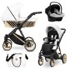 IVE-16 Eco White Pearl - cosmo Kinderwagen Ivento Glam/Glam Premium Eco White Pearl 2in1/3in1/4in1 Kunert