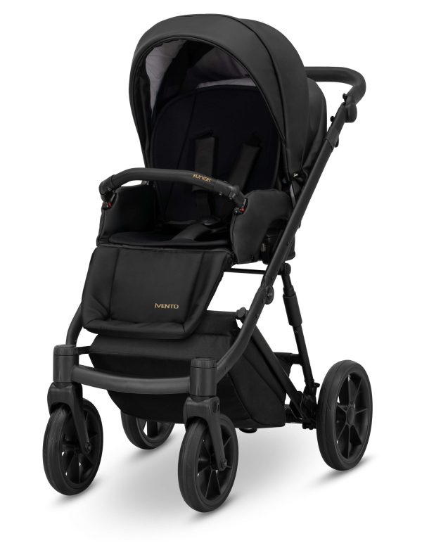 Kinderwagen Ivento Glam/Glam Premium Eco Black Pearl 2in1/3in1/4in1 Kunert