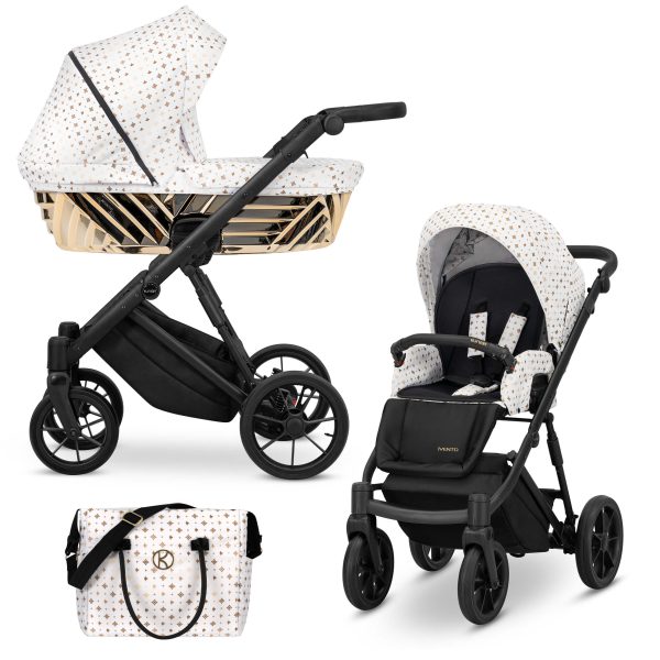 Kinderwagen Ivento Glam/Glam Premium White Style 2in1/3in1/4in1 Kunert