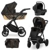Kinderwagen Ivento Glam/Glam Premium Black Style 2in1/3in1/4in1 Kunert
