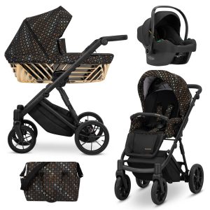 Kinderwagen Ivento Glam/Glam Premium Black Style 2in1/3in1/4in1 Kunert