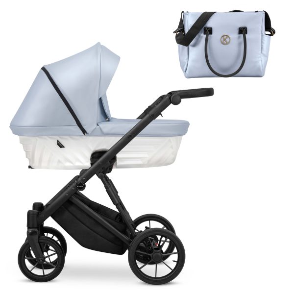 IVE-22 Eco Baby Blue Metalic Kinderwagen Ivento/Ivento Premium Eco Baby Blue Metalic 2in1/3in1/4in1 Kunert