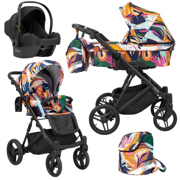 LAZ-01-3w1-Cosmo Kinderwagen Lazzio/Lazzio Premium Color 2in1/3in1/4in1 Kunert