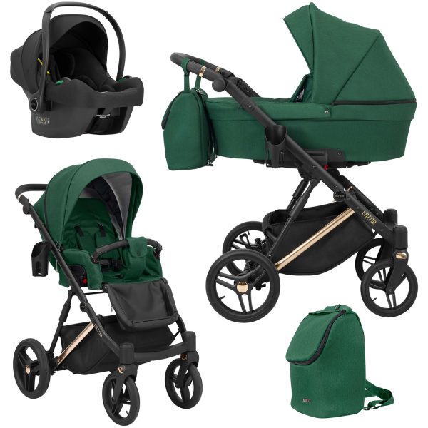 Kinderwagen Lazzio/Lazzio Premium Green 2in1/3in1/4in1 Kunert