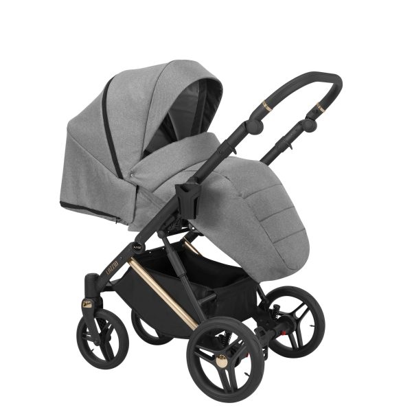 LAZ-06c Kinderwagen Lazzio/Lazzio Premium Gray 2in1/3in1/4in1 Kunert