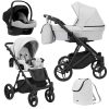 LAZ-09-3w1-Cosmo Kinderwagen Lazzio/Lazzio Premium Eco Ash 2in1/3in1/4in1 Kunert