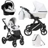 LAZ-16-3w1-Cosmo Kinderwagen Lazzio/Lazzio Premium Eco White 2in1/3in1/4in1 Kunert