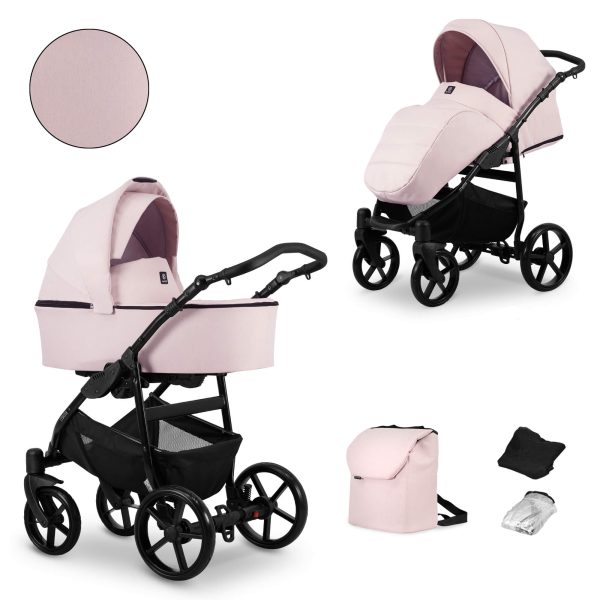 MATA_RÓŻ-06 2W1 Kinderwagen Mata Pink 2in1/3in1/4in1 Kunert