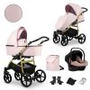 MATA_RÓŻ-06 3w1 COSMO Kinderwagen Mata Pink 2in1/3in1/4in1 Kunert