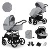 MATA_SZARY-09 3w1 COSMO Kinderwagen Mata Grey 2in1/3in1/4in1 Kunert