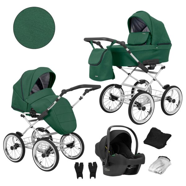 ROM-05 3w1 Cosmo Kinderwagen Romantic Green 2in1/3in1/4in1 Kunert