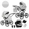 ROM-09 3w1 Cosmo Kunert Romantic Kinderwagen weiß Eco Leder 3in1
