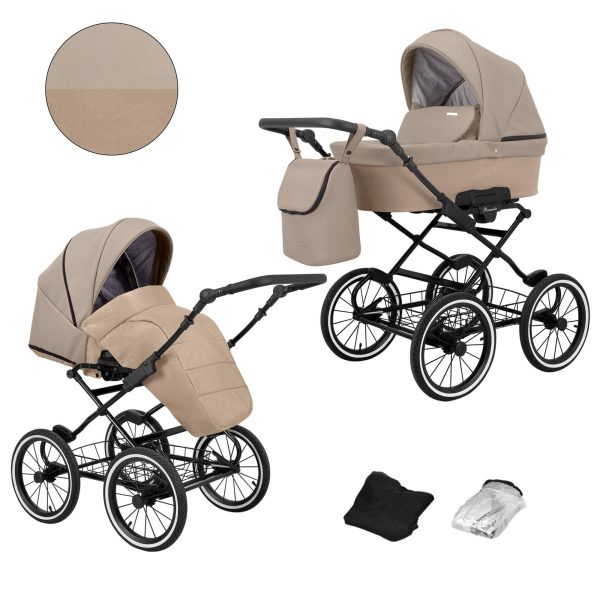 ROM-12a 2w1 Kinderwagen Romantic Eco Cappucino 2in1/3in1/4in1 Kunert